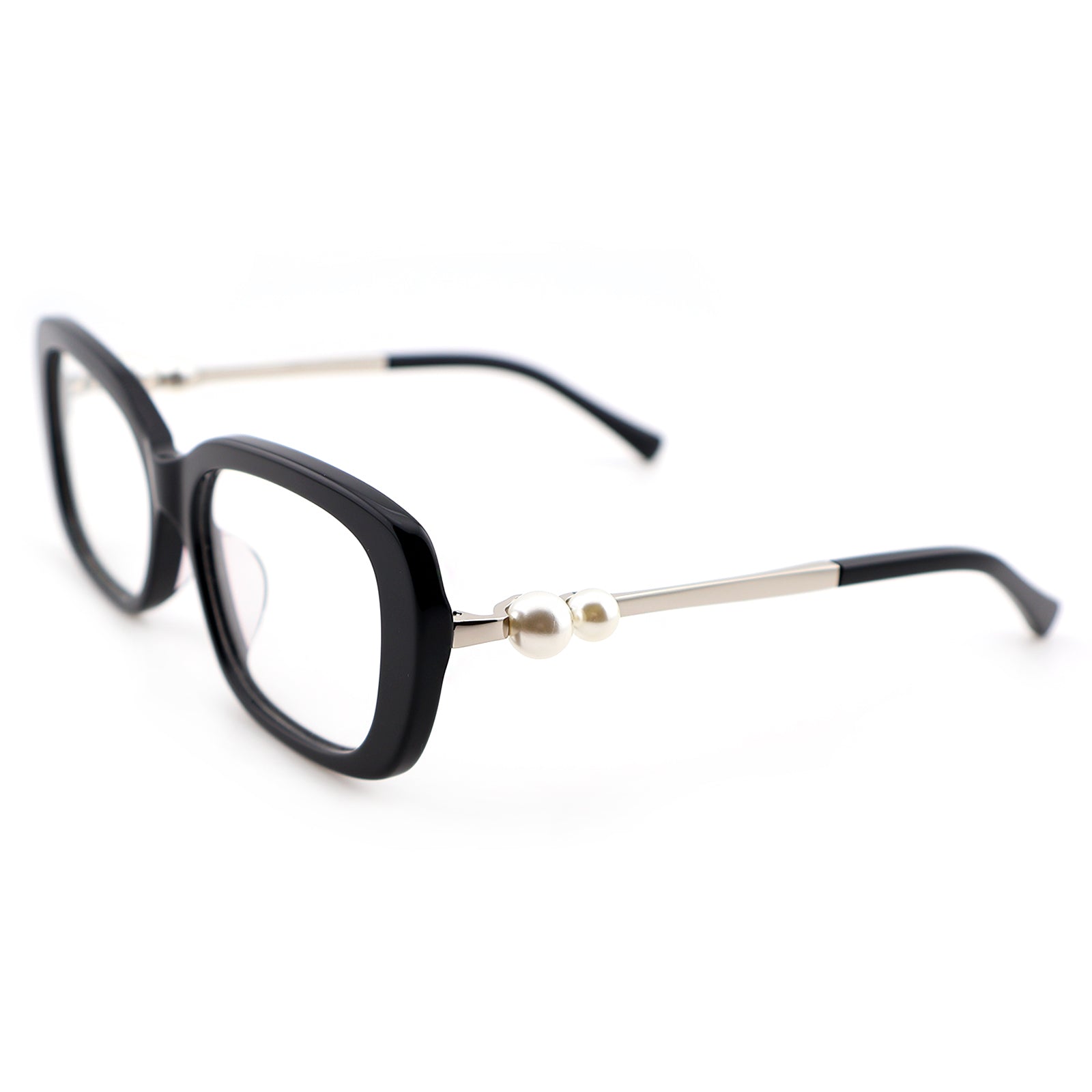Handmade Retro Black Square Eyeglasses