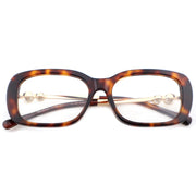 Handmade Retro Black Square Eyeglasses