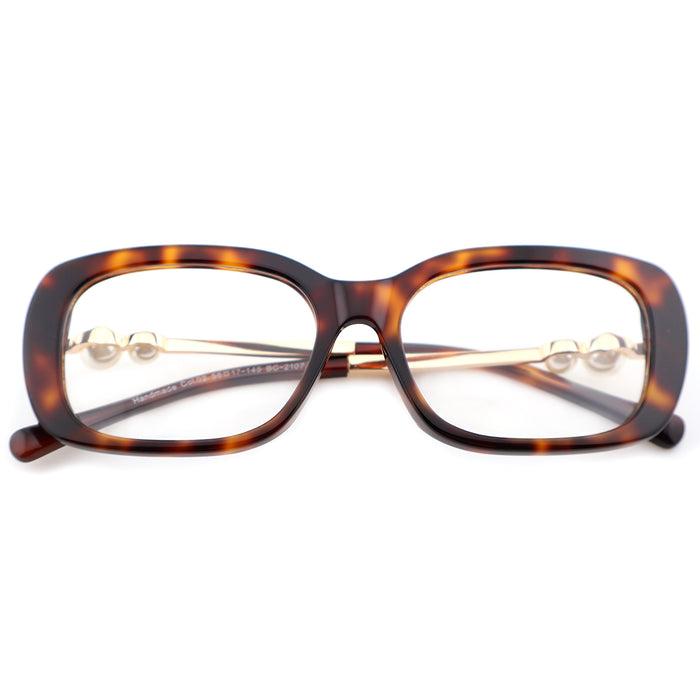 Handmade Retro Black Square Eyeglasses