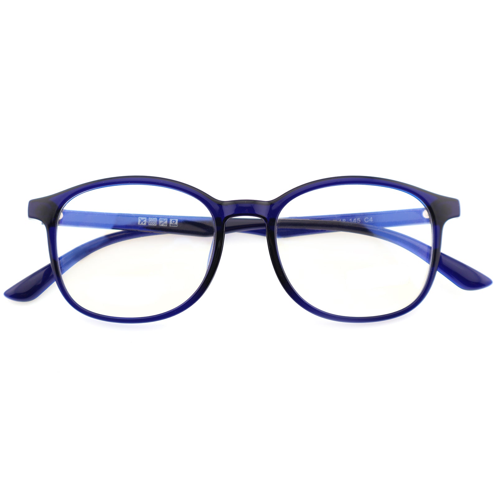 Wine Red Translucent TR90 Casual Daily Optical Glasses