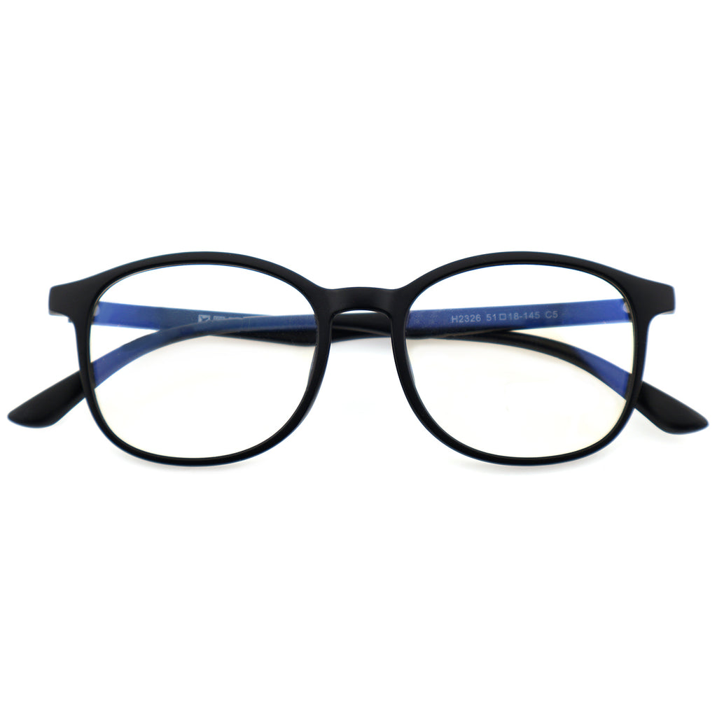 Wine Red Translucent TR90 Casual Daily Optical Glasses