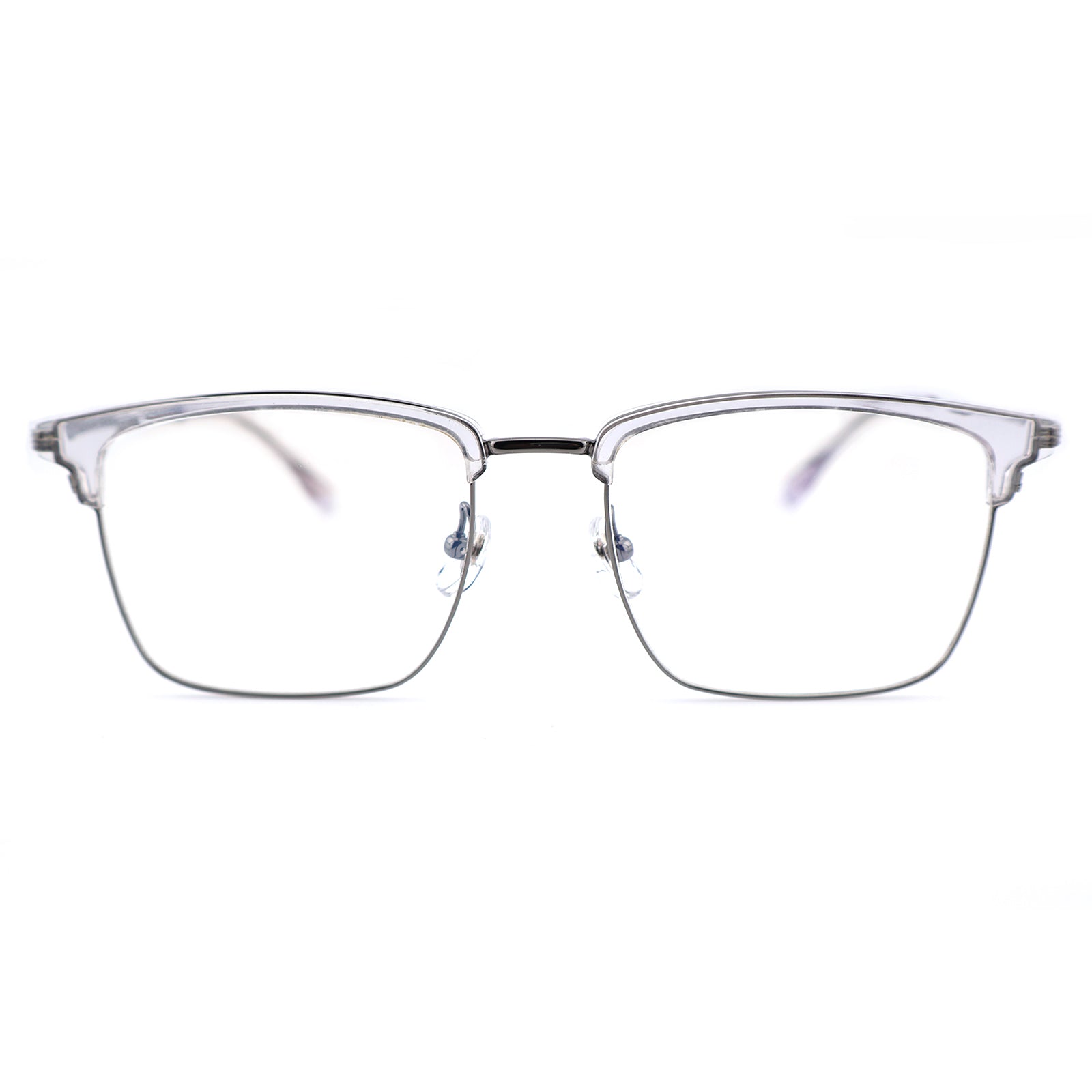 Lightweight Half Rim Clubmaster Prescription Glasses for Men
