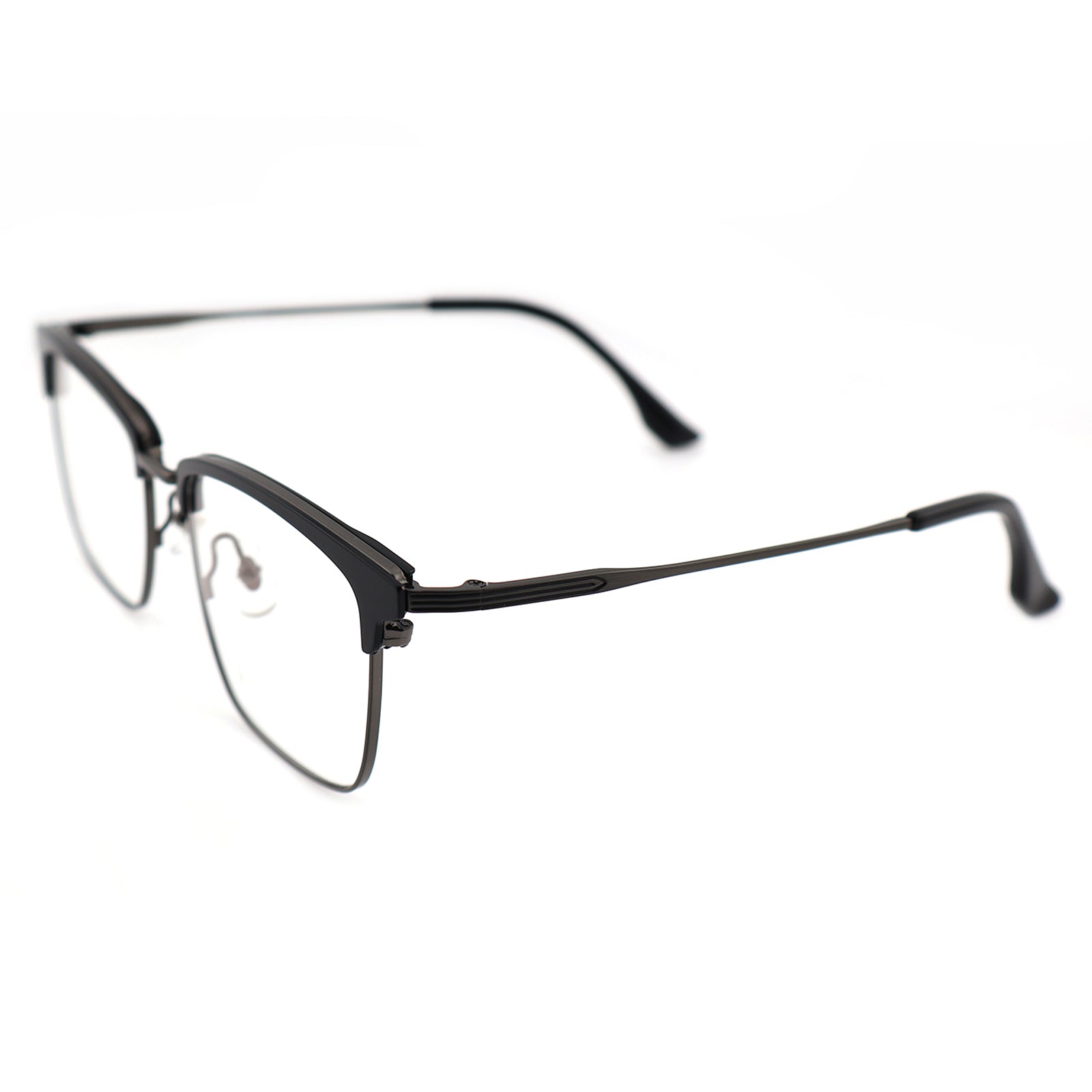 Lightweight Half Rim Clubmaster Prescription Glasses for Men