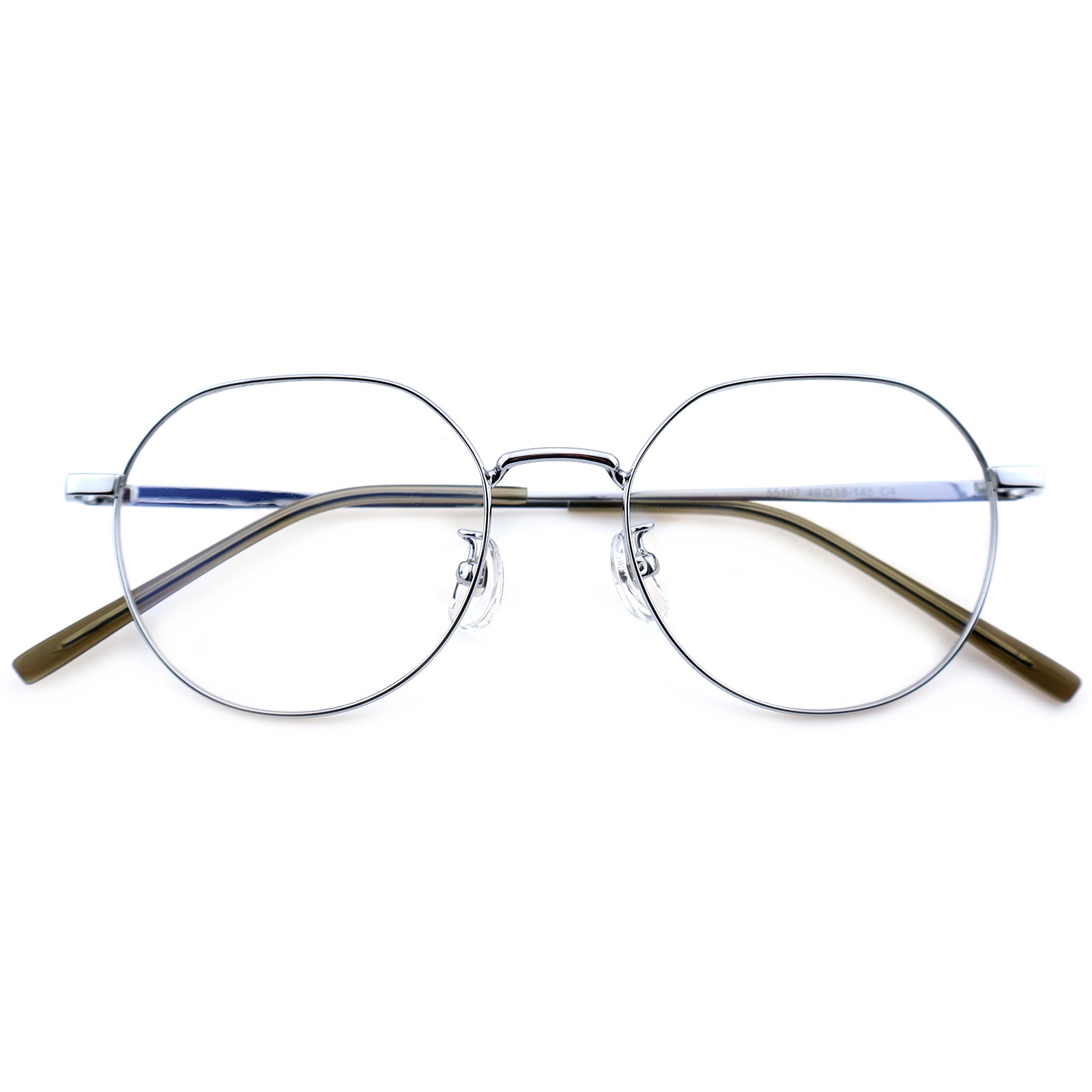 Unisex Round Metal Material Eyeglasses, Free Shipping on Orders Over $79