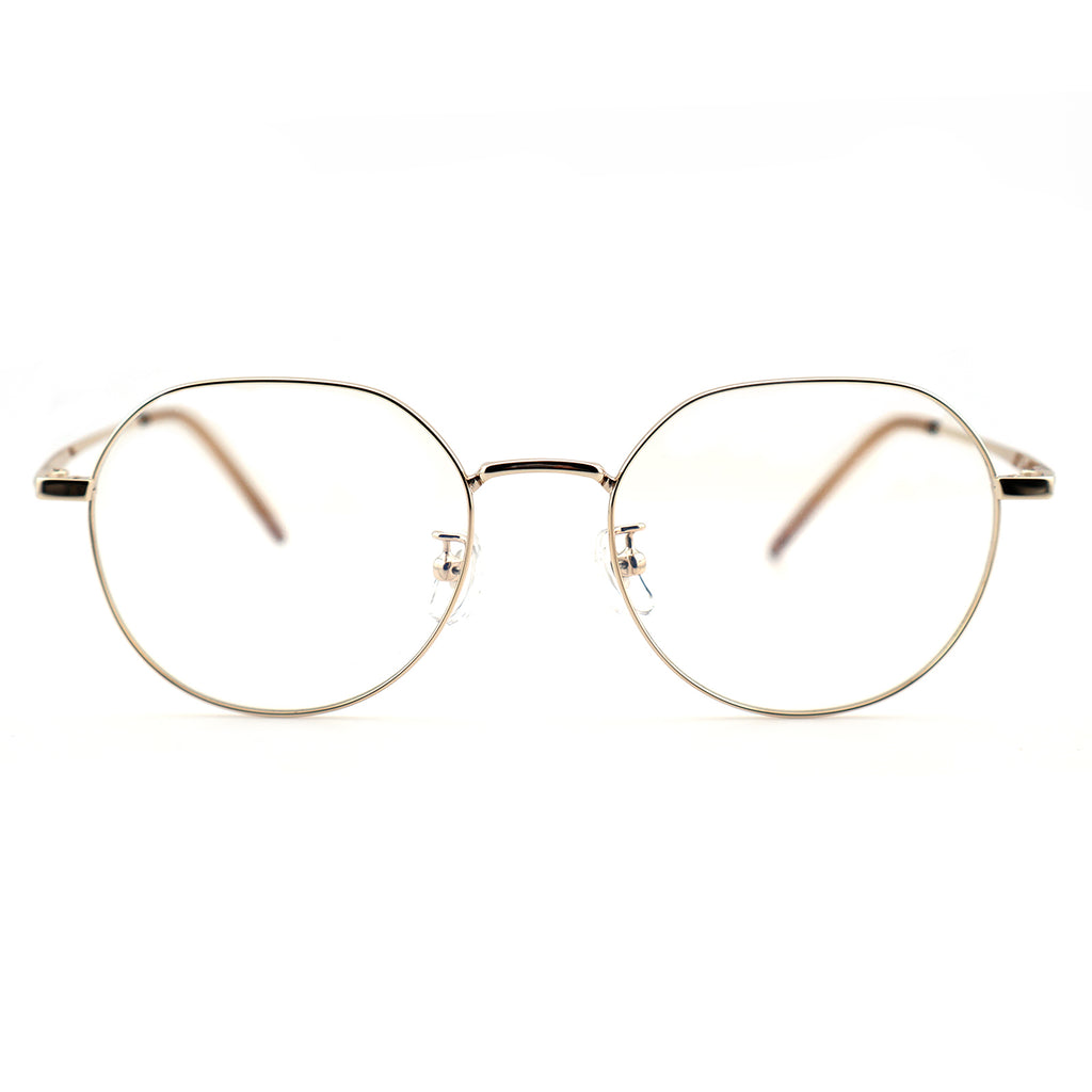 Unisex Round Metal Material Eyeglasses, Free Shipping on Orders Over $79