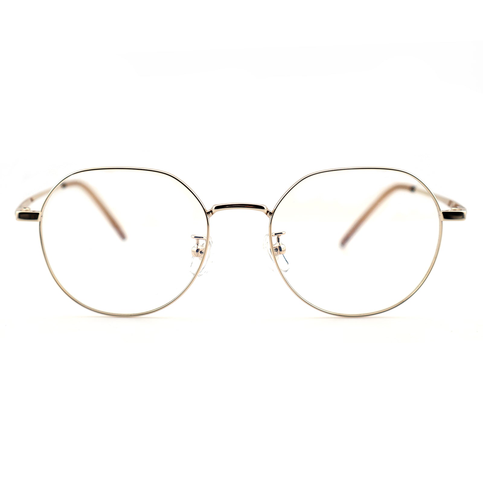 Unisex Round Metal Material Eyeglasses, Free Shipping on Orders Over $79