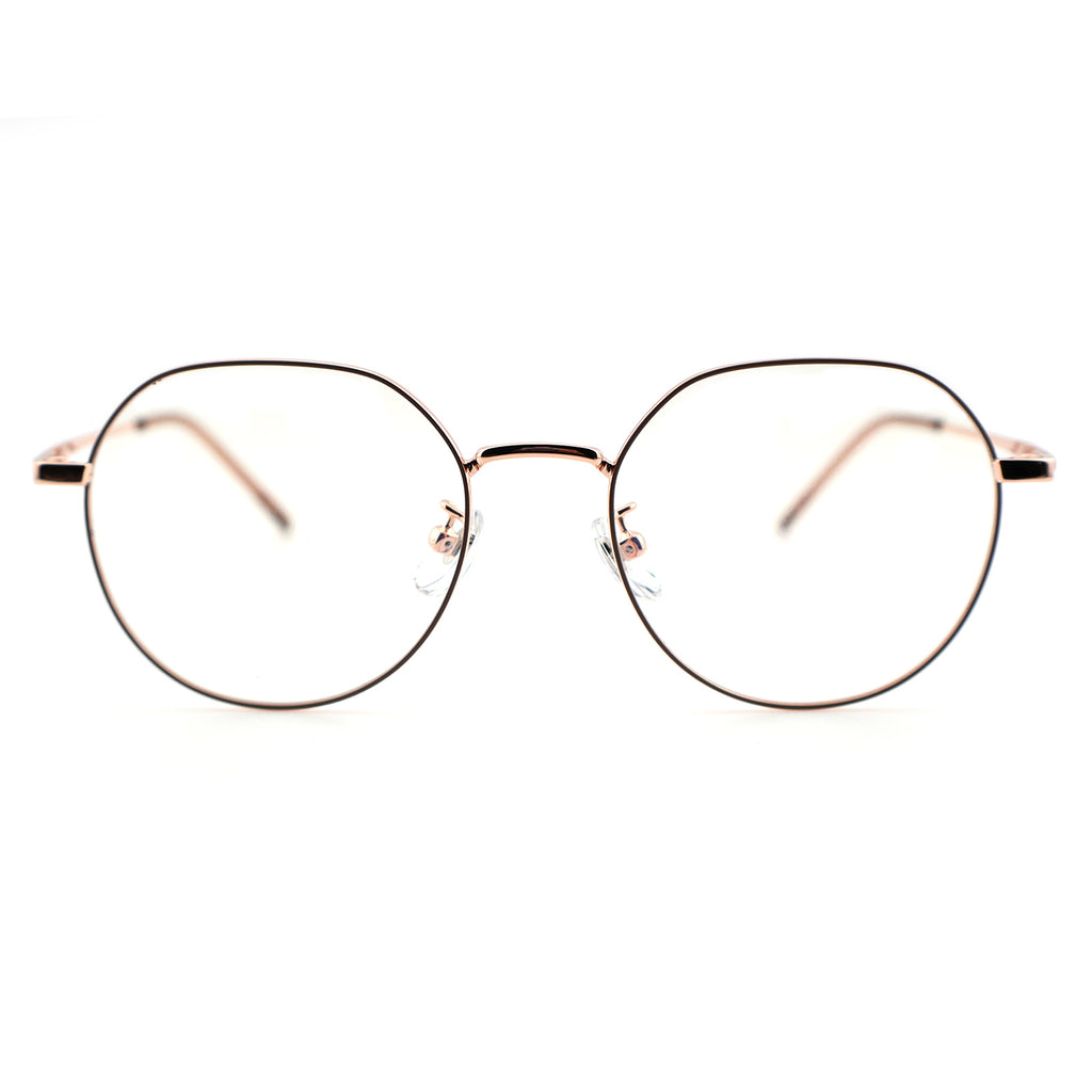 Unisex Round Metal Material Eyeglasses, Free Shipping on Orders Over $79