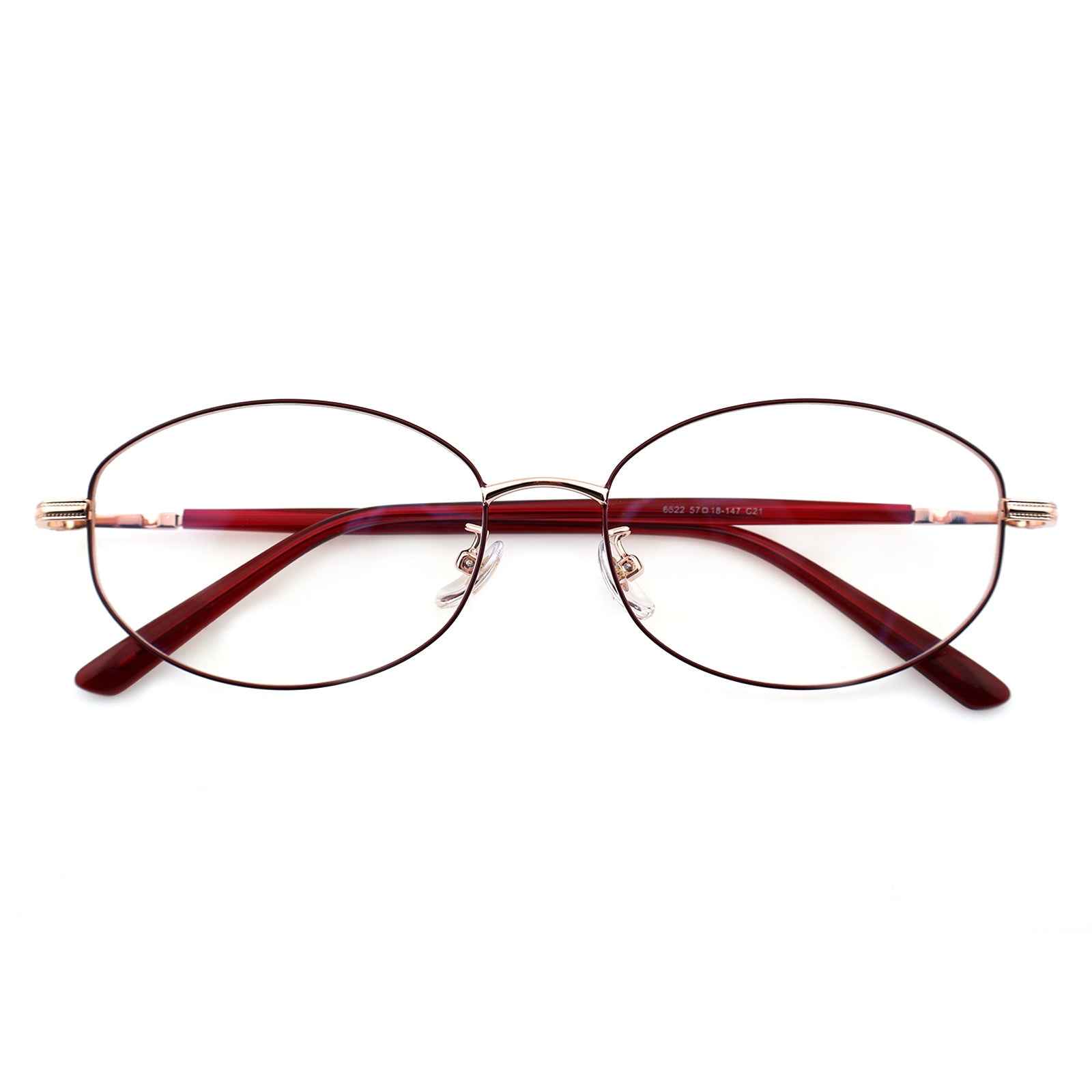 Unisex Oval Metal Material Eyeglasses, Free Shipping on Orders Over $79