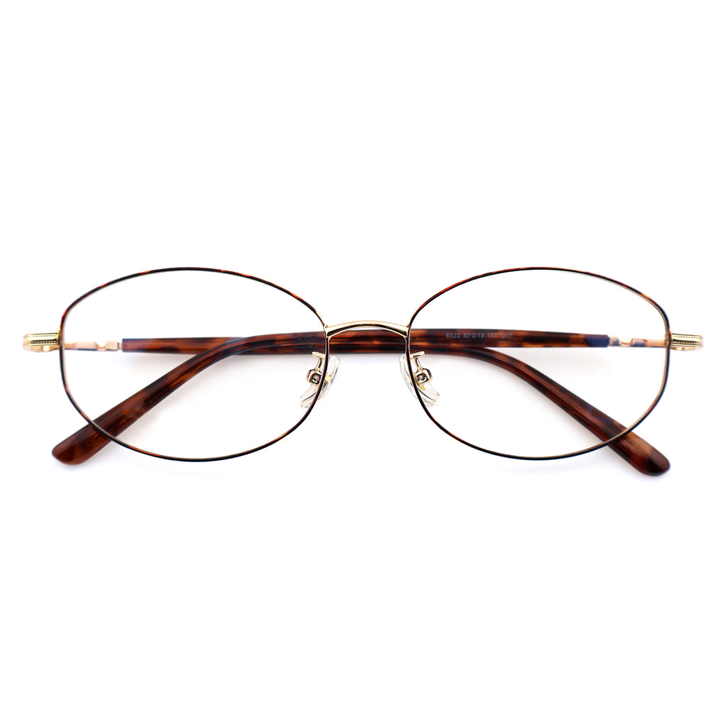 Unisex Oval Metal Material Eyeglasses, Free Shipping on Orders Over $79