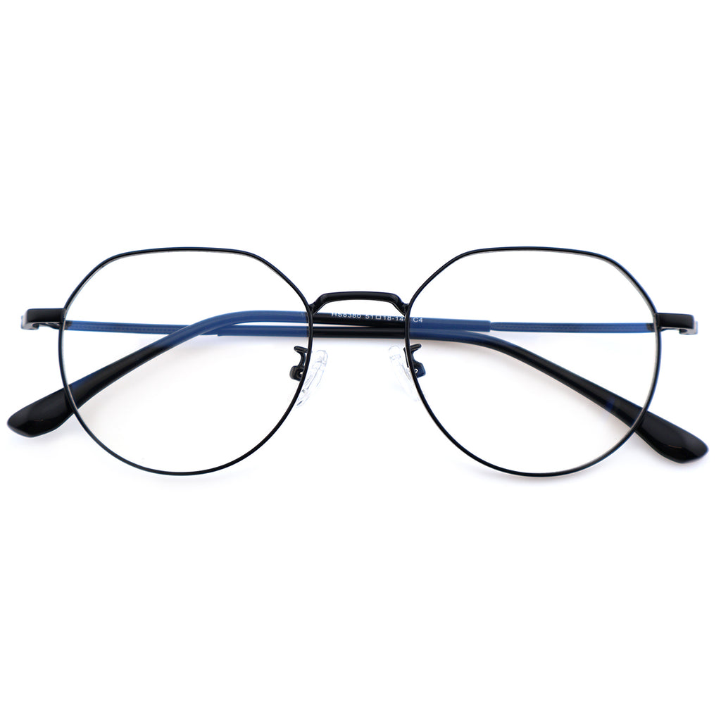 Unisex Polygonal Metal Material Eyeglasses, Free Shipping on Orders Over $79