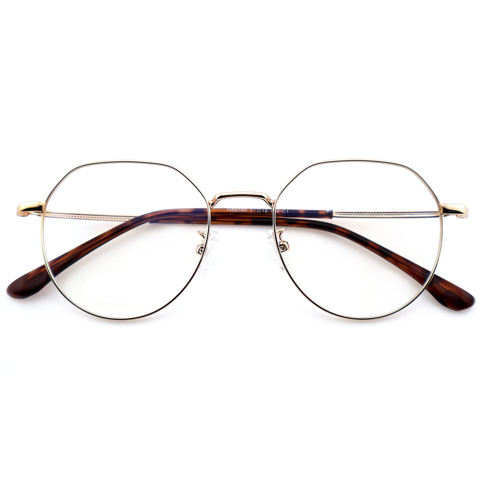 Unisex Polygonal Metal Material Eyeglasses, Free Shipping on Orders Over $79