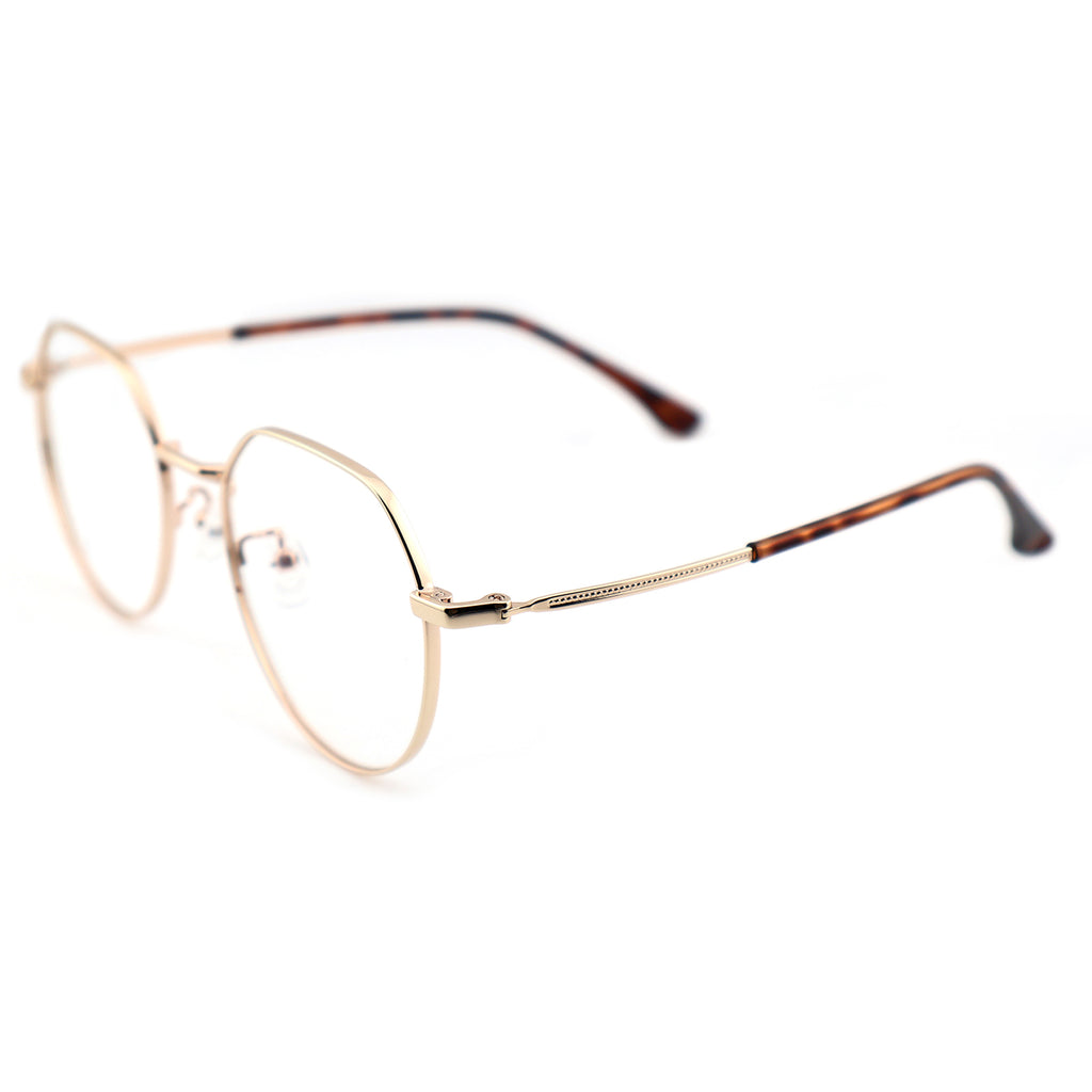 Unisex Polygonal Metal Material Eyeglasses, Free Shipping on Orders Over $79