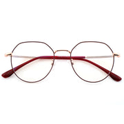 Unisex Polygonal Metal Material Eyeglasses, Free Shipping on Orders Over $79
