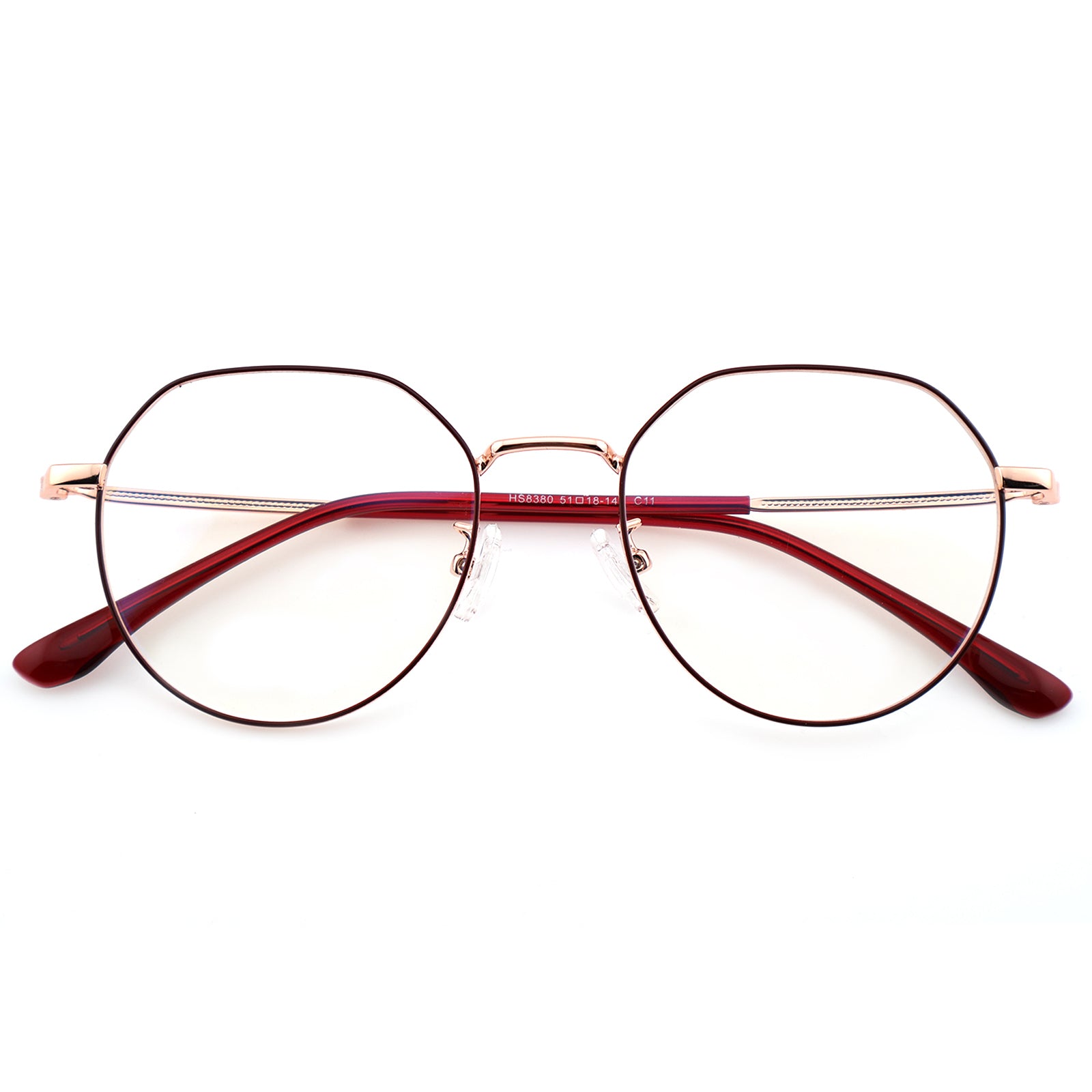 Unisex Polygonal Metal Material Eyeglasses, Free Shipping on Orders Over $79