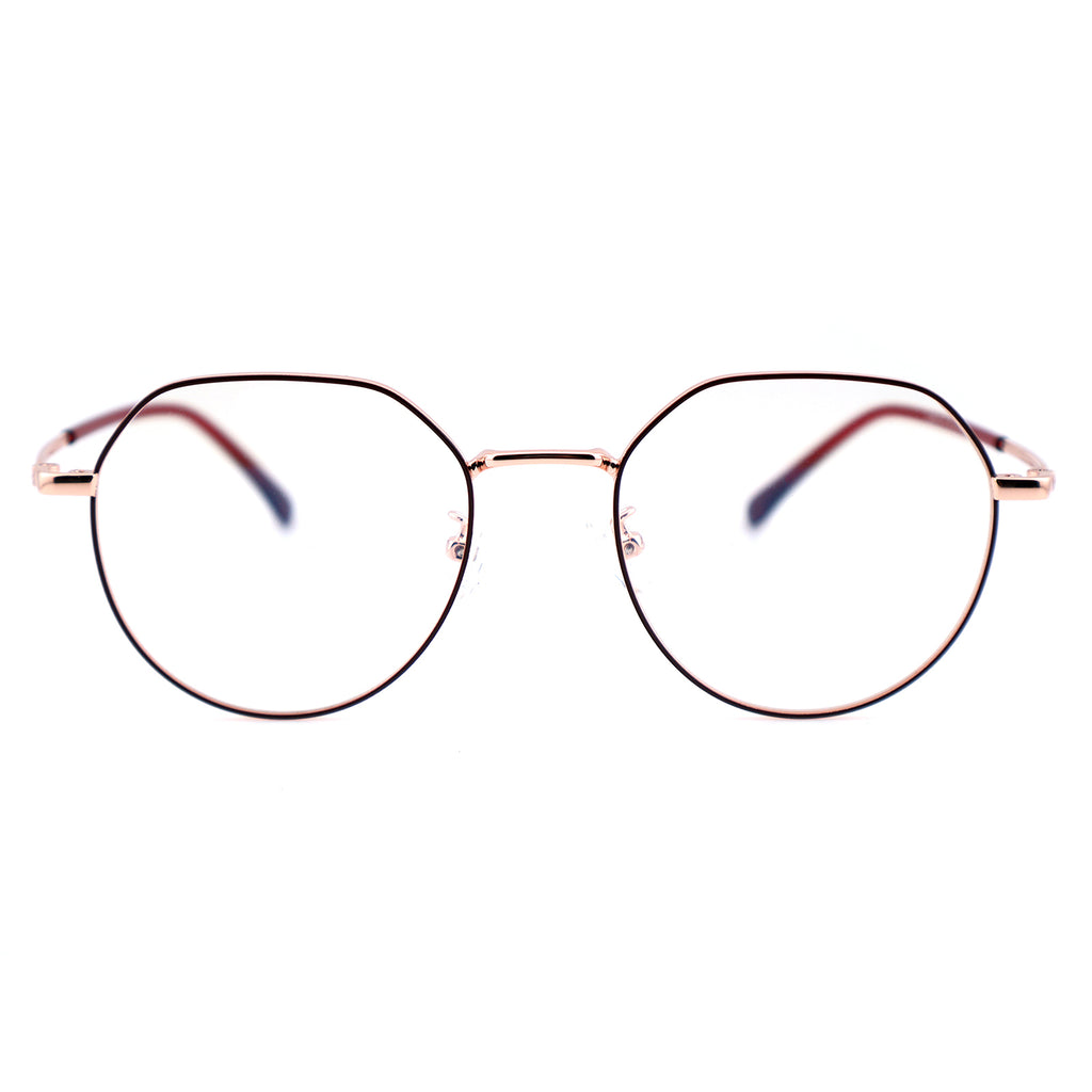 Unisex Polygonal Metal Material Eyeglasses, Free Shipping on Orders Over $79
