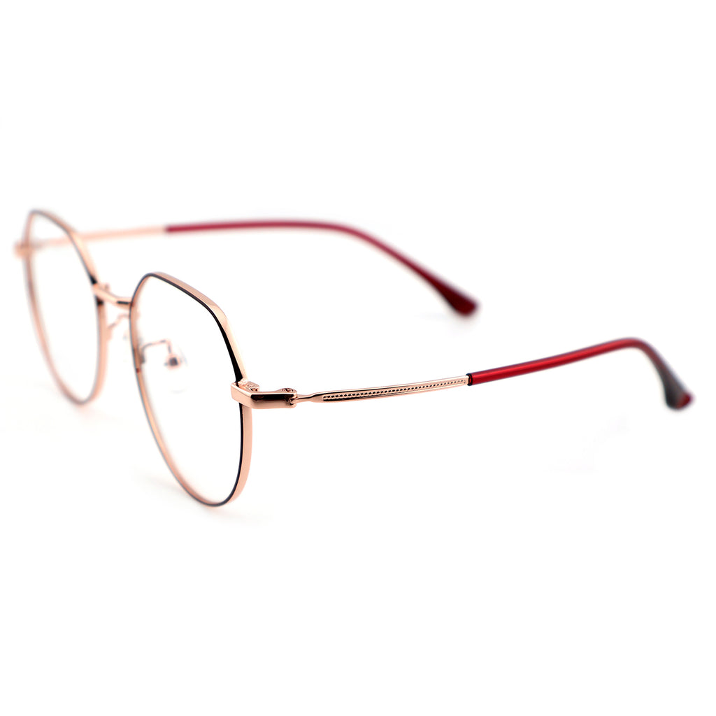 Unisex Polygonal Metal Material Eyeglasses, Free Shipping on Orders Over $79
