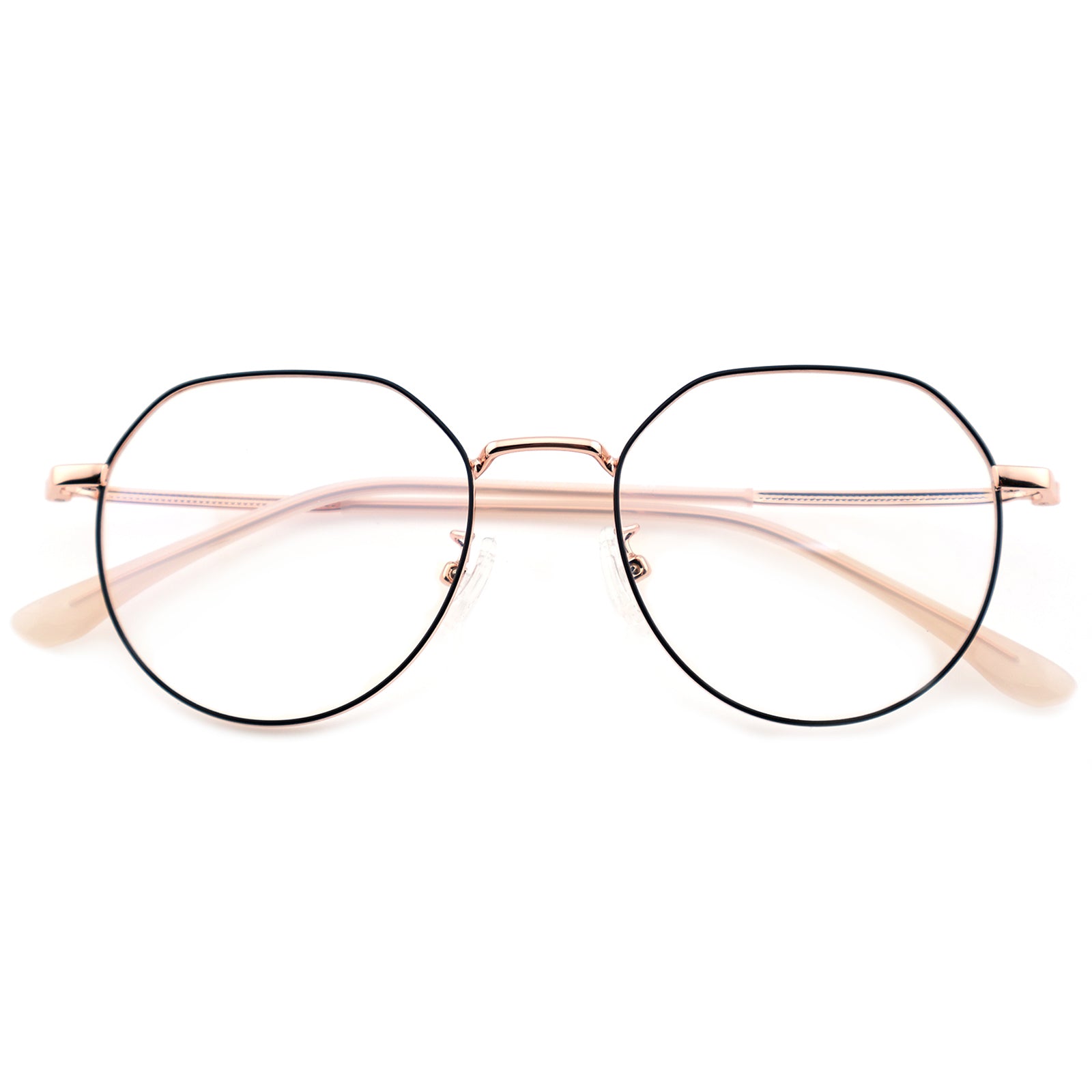 Unisex Polygonal Metal Material Eyeglasses, Free Shipping on Orders Over $79