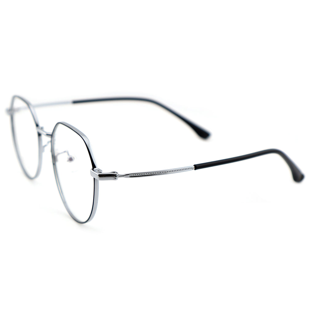 Unisex Polygonal Metal Material Eyeglasses, Free Shipping on Orders Over $79
