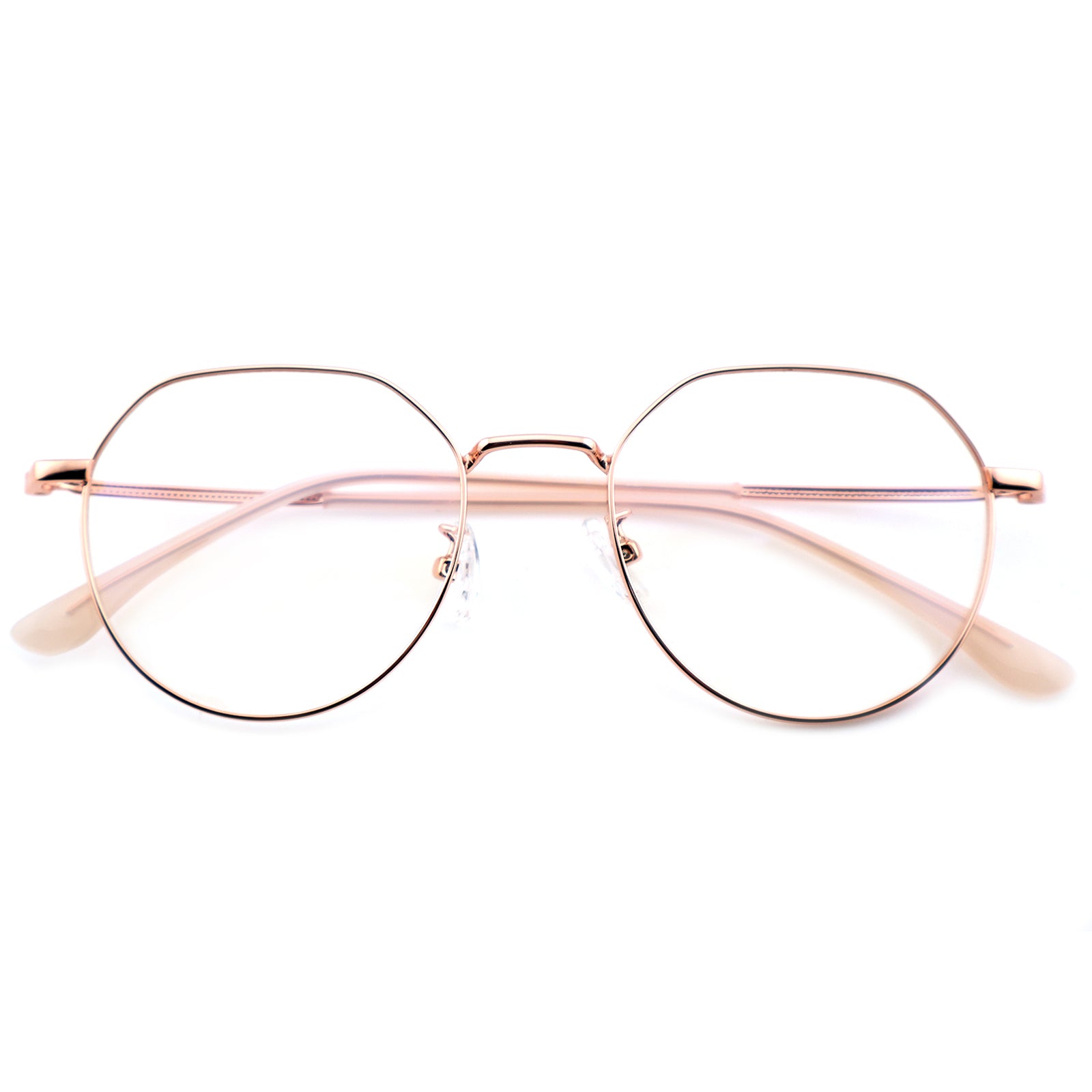 Unisex Polygonal Metal Material Eyeglasses, Free Shipping on Orders Over $79