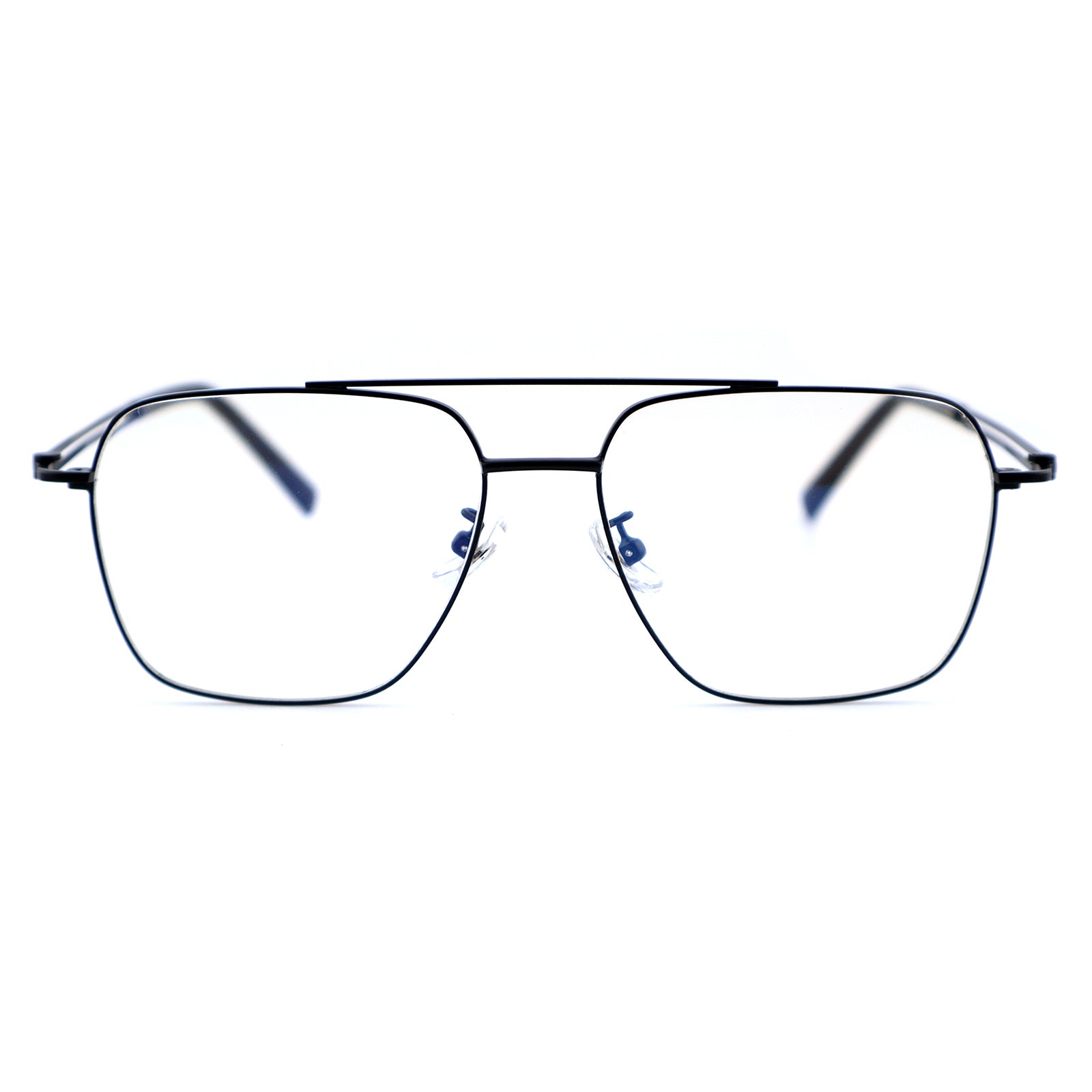 Unisex Square Double Bridge Metal Material Eyeglasses, Free Shipping on Orders Over $79