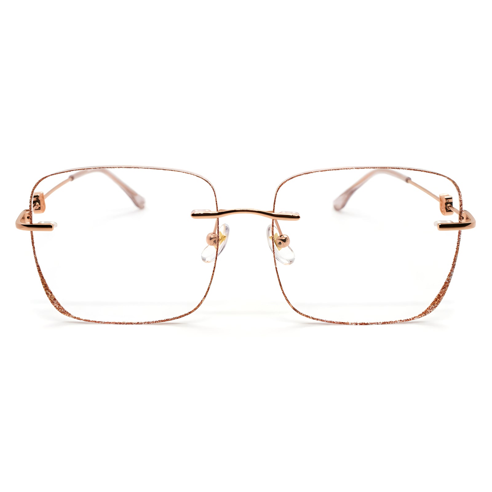 Ultra-light metal anti-blue light optical eyeglass frame compatible with myopia prescriptions, commuting style for young women