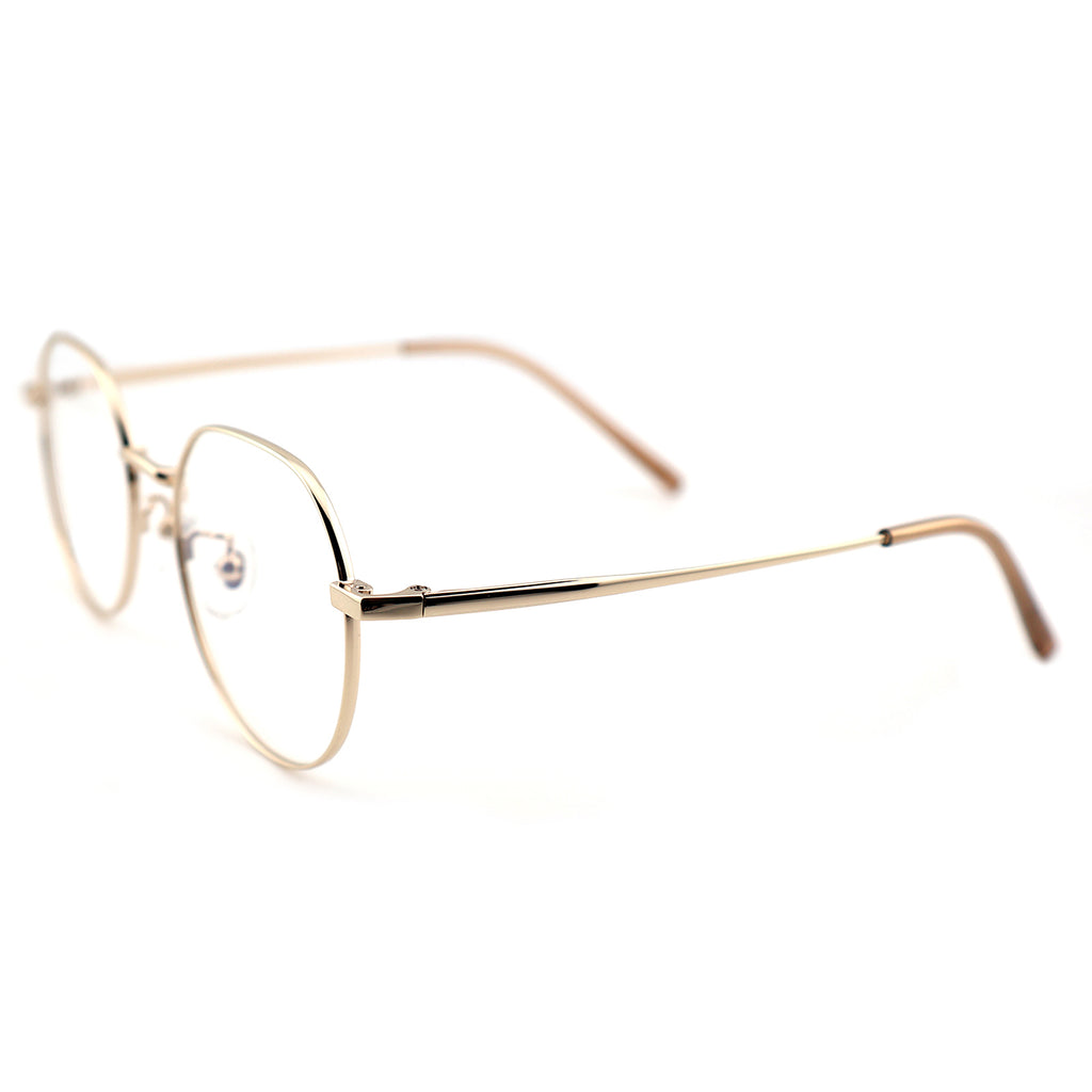 Unisex Round Metal Material Eyeglasses, Free Shipping on Orders Over $79