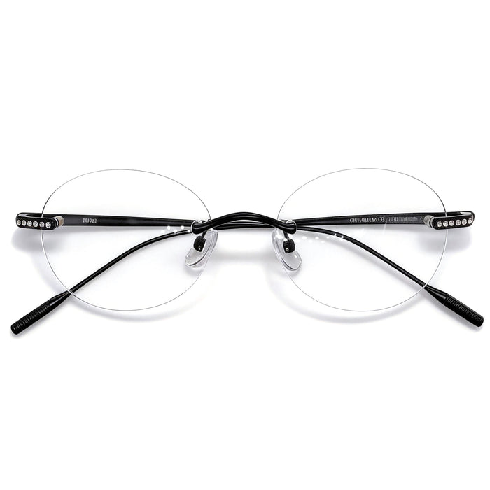 Light luxury and delicate makeup-free glasses
