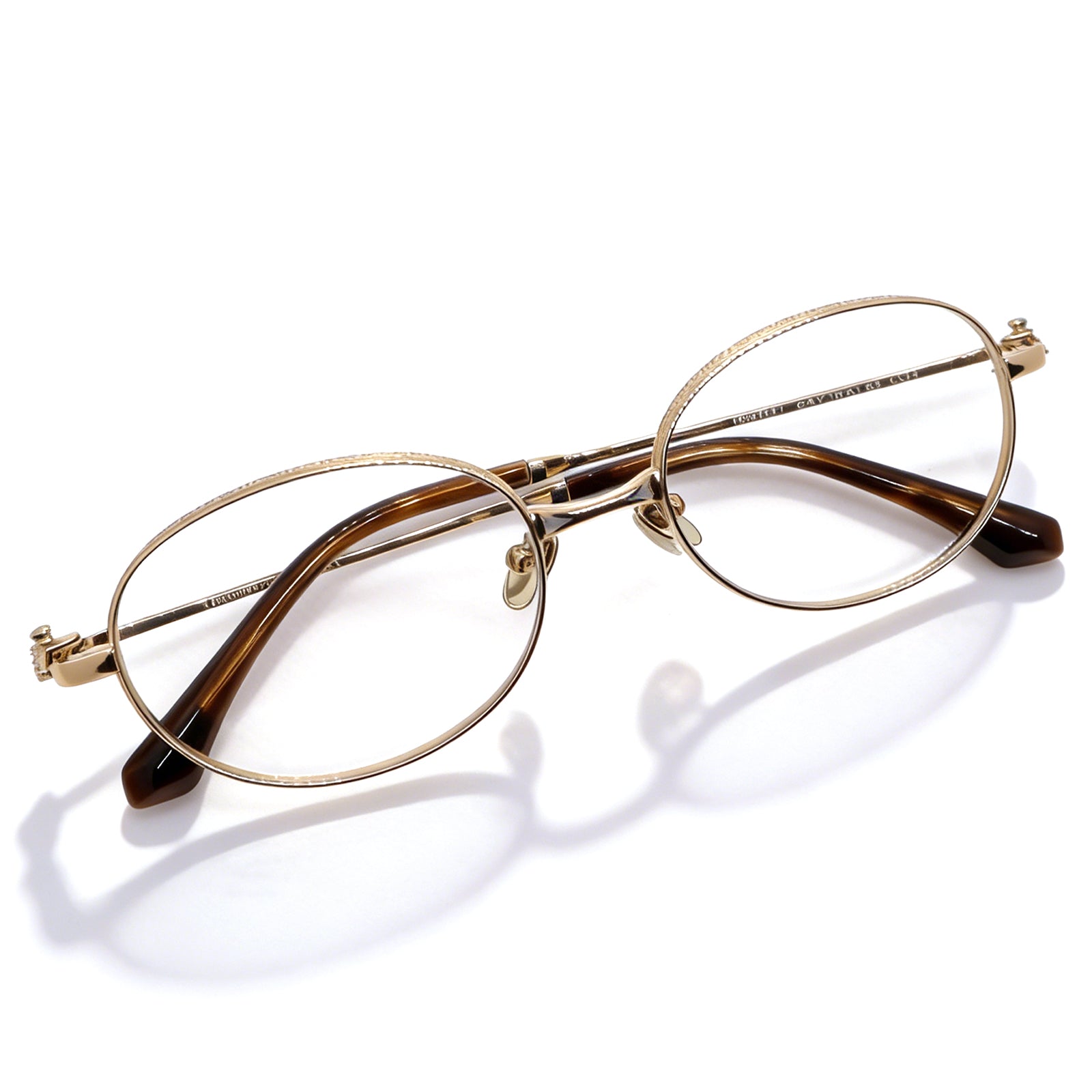 Classic Oval Metal Eyeglasses Frame