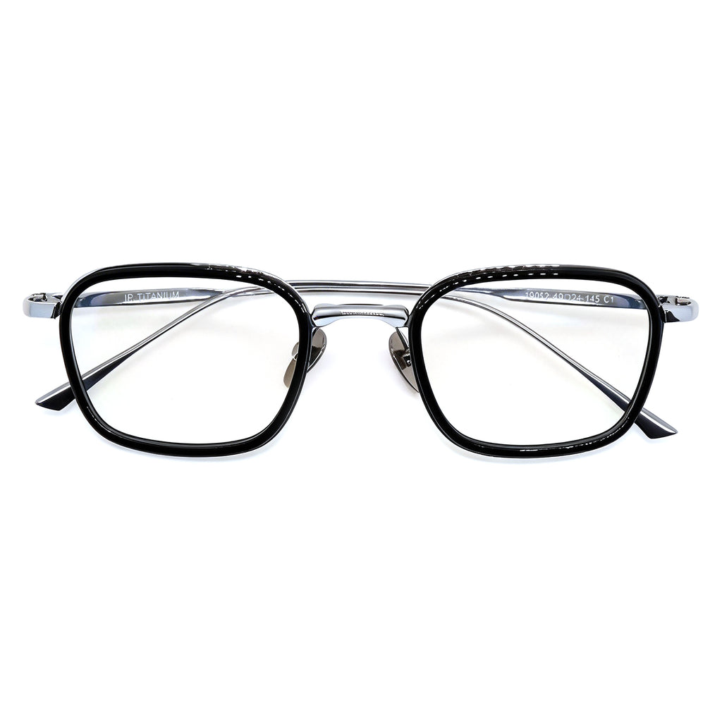 Titanium Aviator-Style Anti Blue Light Glasses