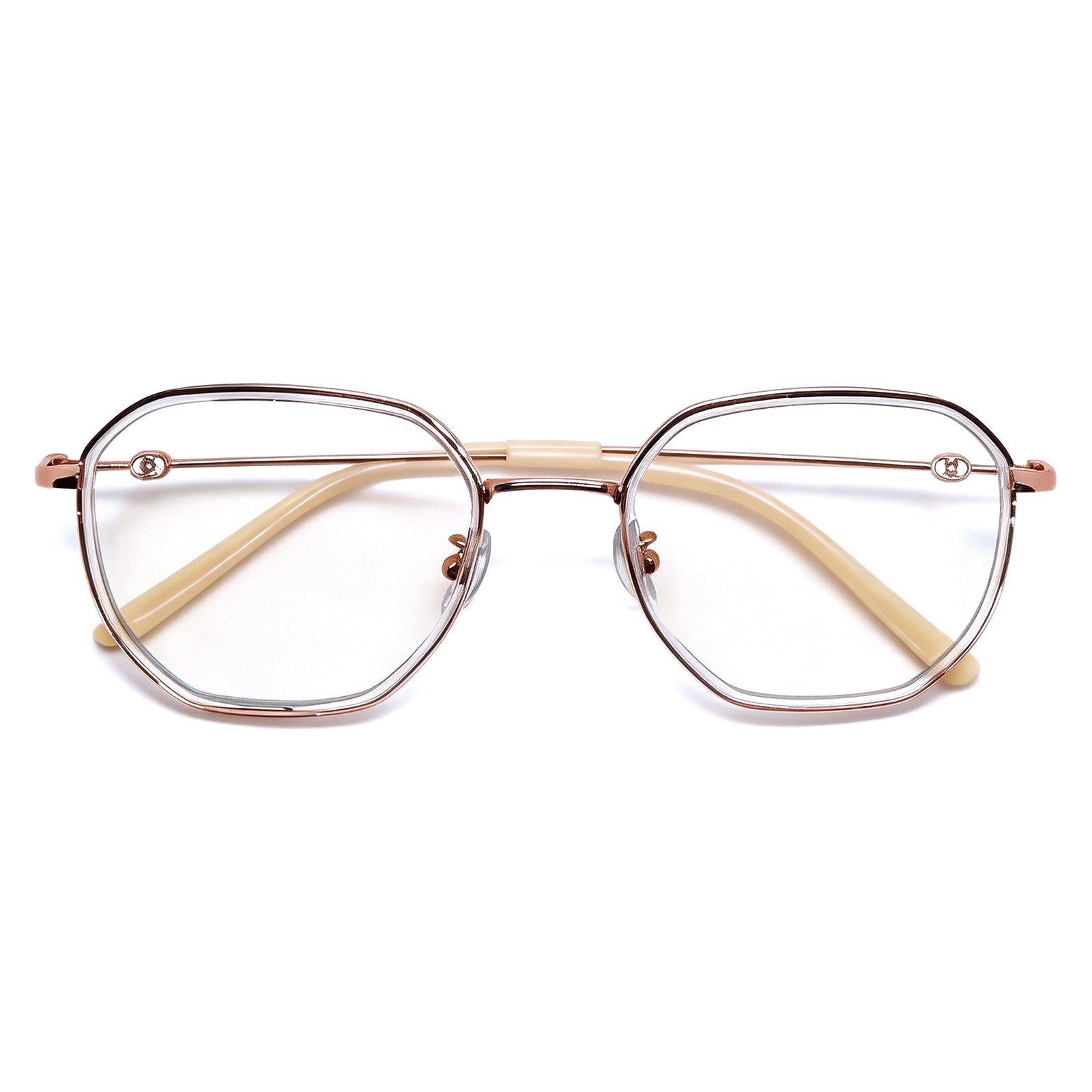 Women's Polygon Anti-Blue Light Eyeglass Frame