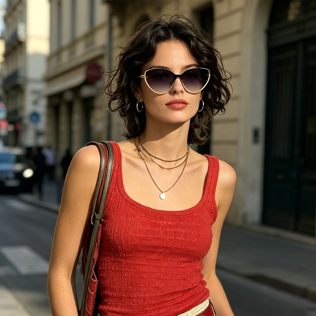 Retro Brown Gradient Shades for Everyday Wear