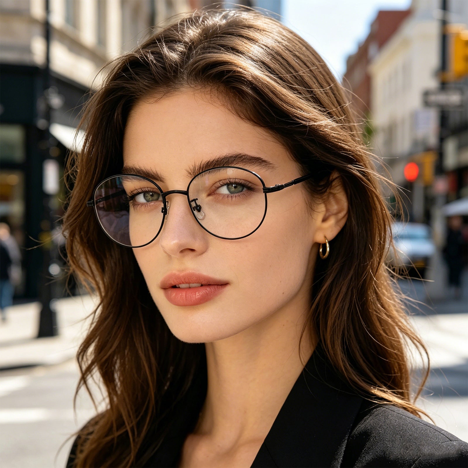 Unisex Oval Metal Material Eyeglasses, Free Shipping on Orders Over $79