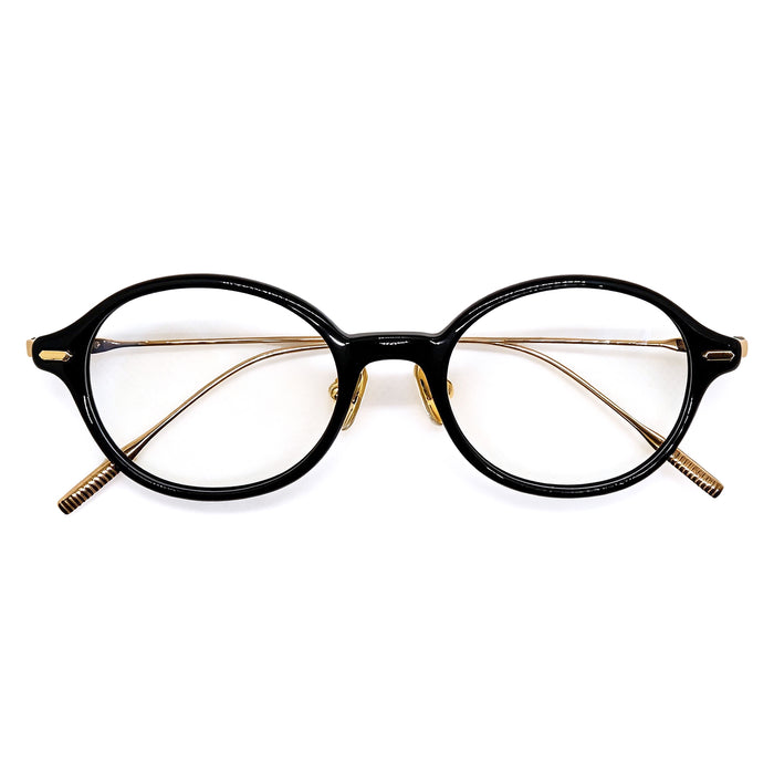 Oval Mixed-Material Anti Blue Light Glasses