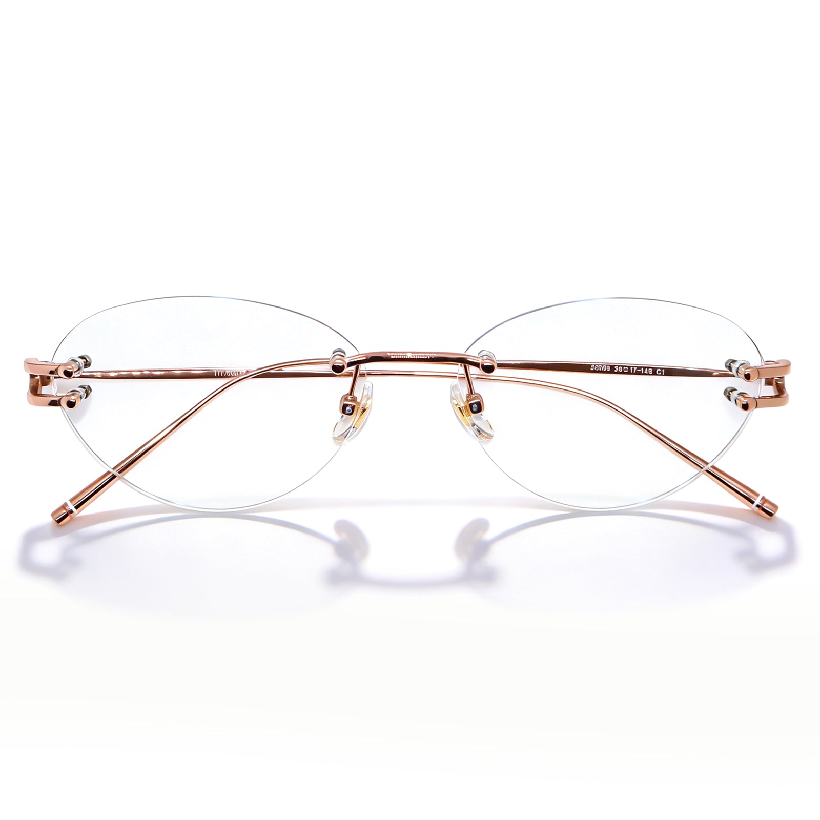 Lightweight Rimless Cat Eye Eyewear