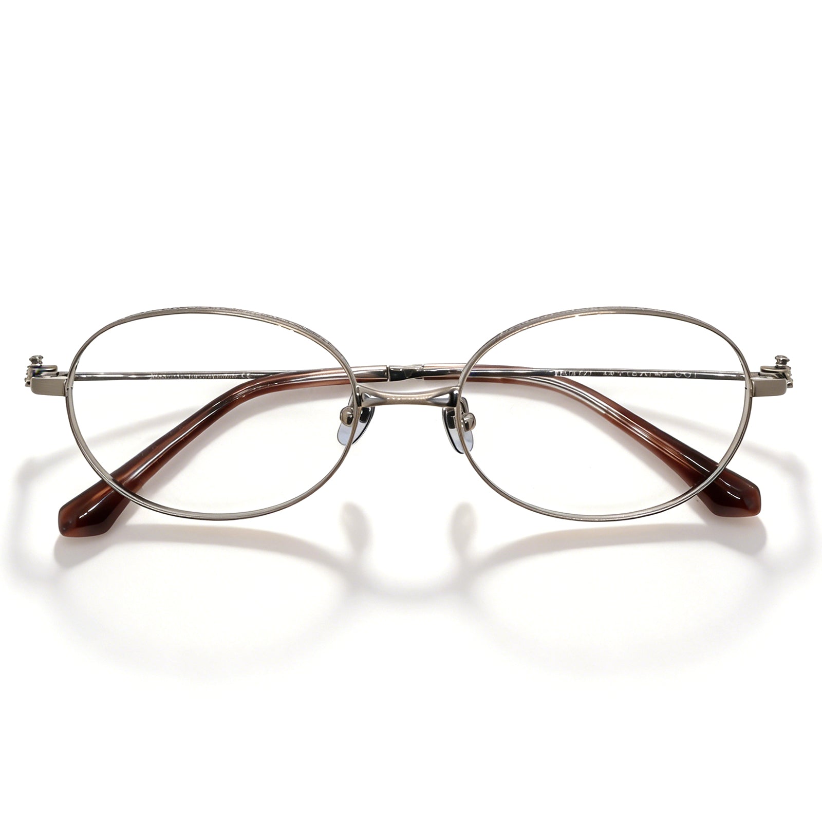 Classic Oval Metal Eyeglasses Frame