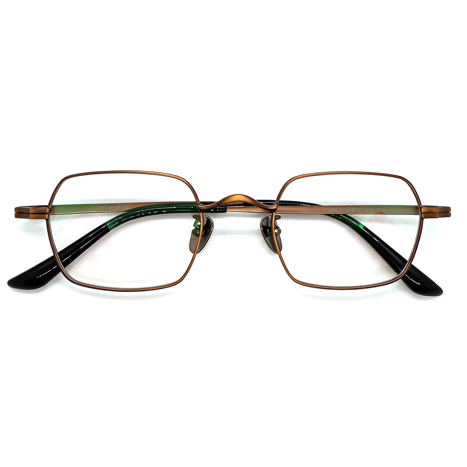 Small Square Silver Metal Anti Blue Light Glasses