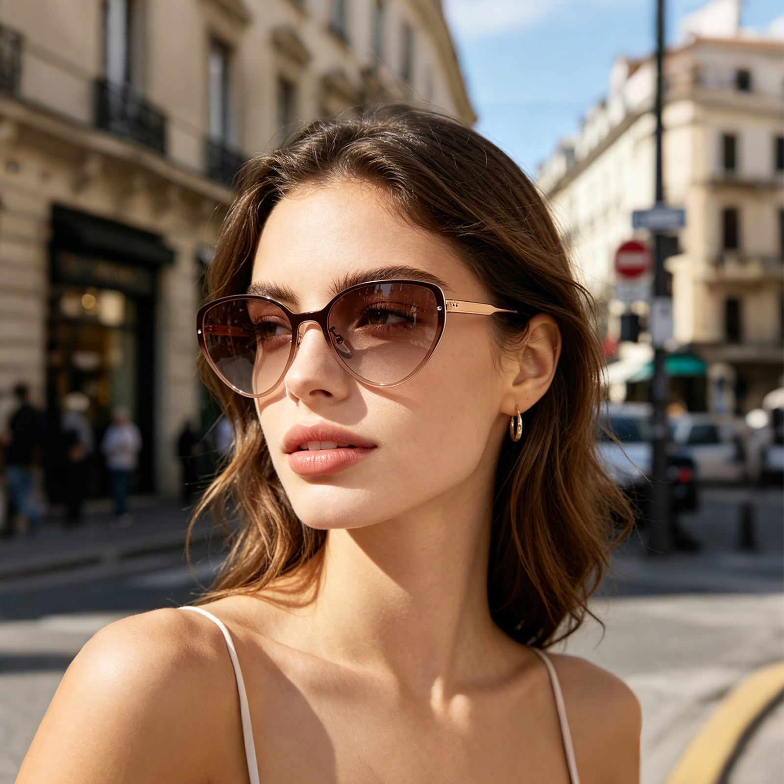 Retro Brown Gradient Shades for Everyday Wear