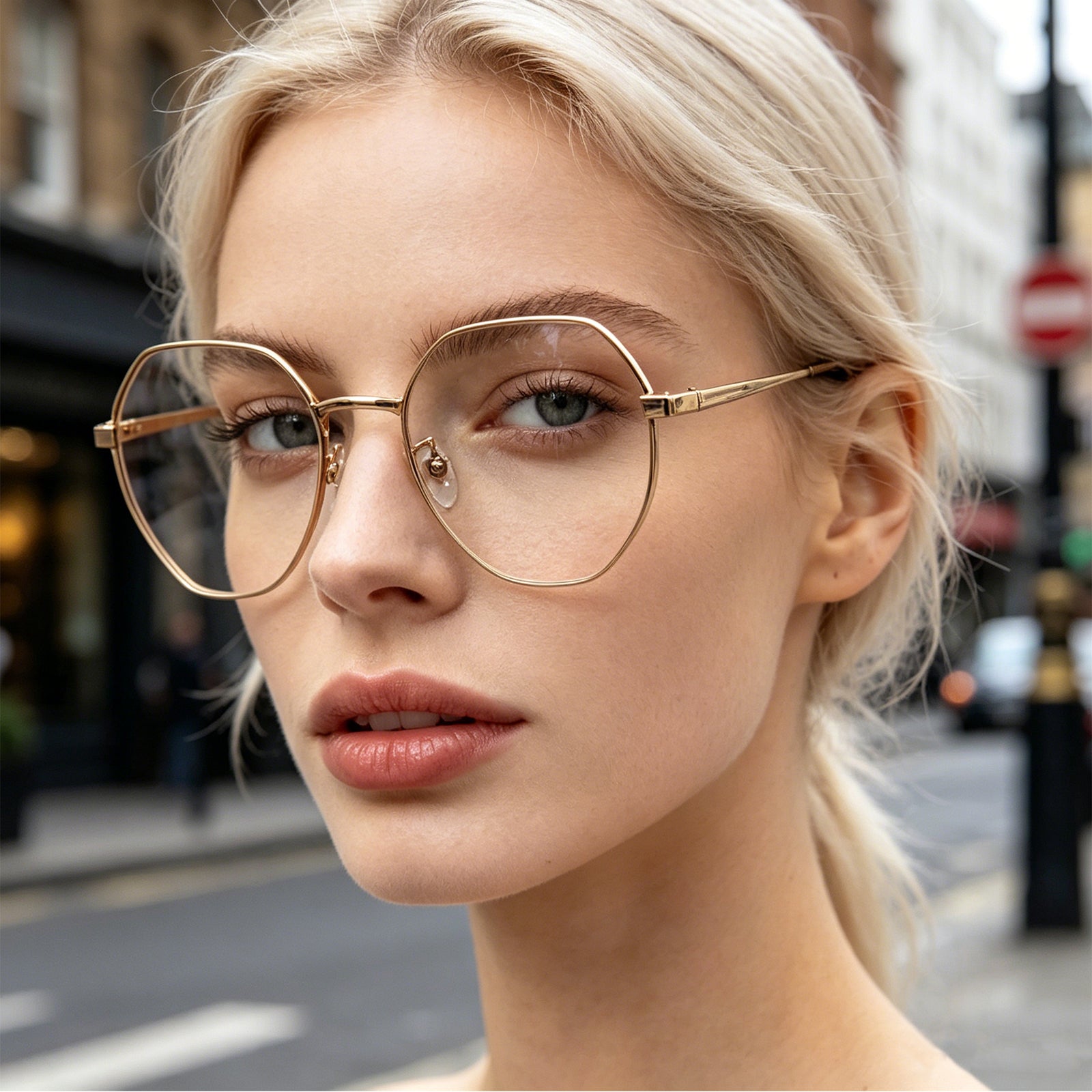 Unisex Round Metal Material Eyeglasses, Free Shipping on Orders Over $79