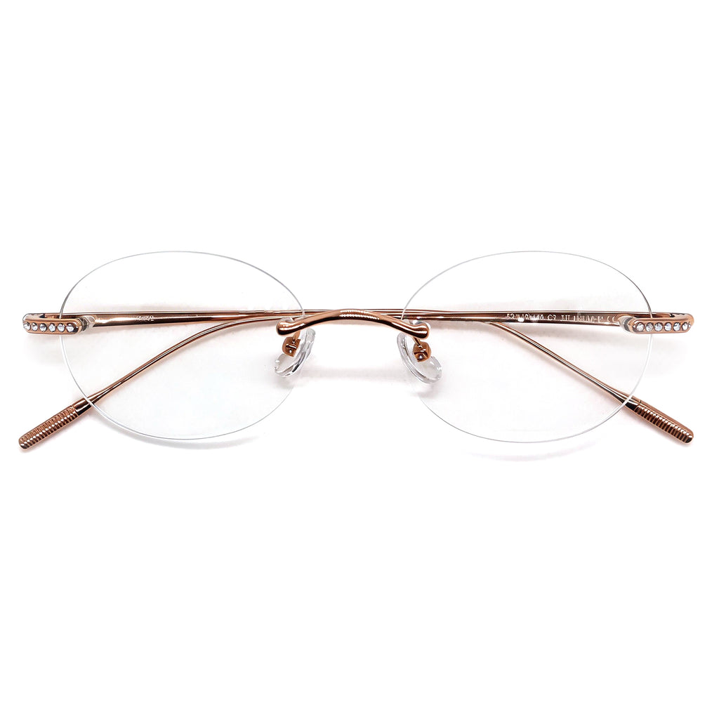 Light luxury and delicate makeup-free glasses