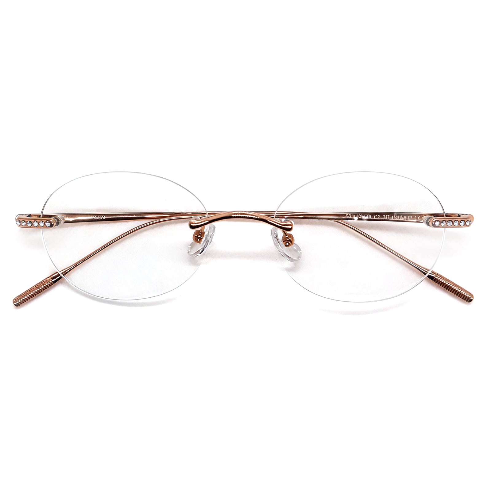 Light luxury and delicate makeup-free glasses