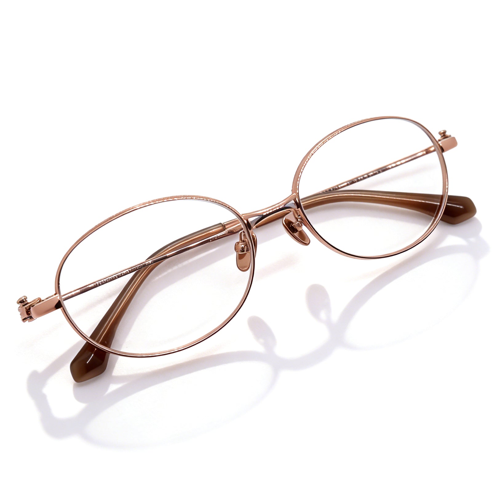 Classic Oval Metal Eyeglasses Frame
