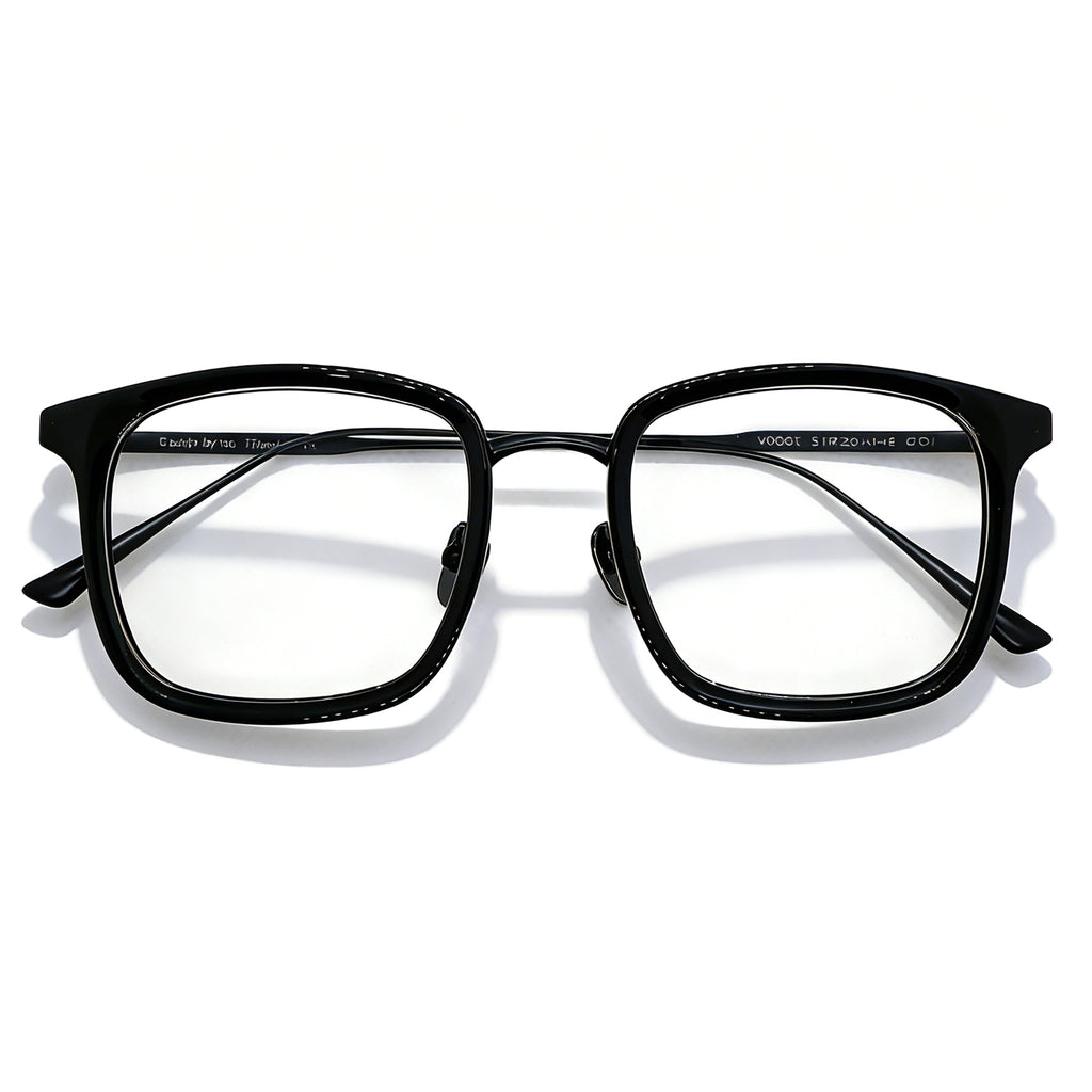 Y2K Black Academia Glasses