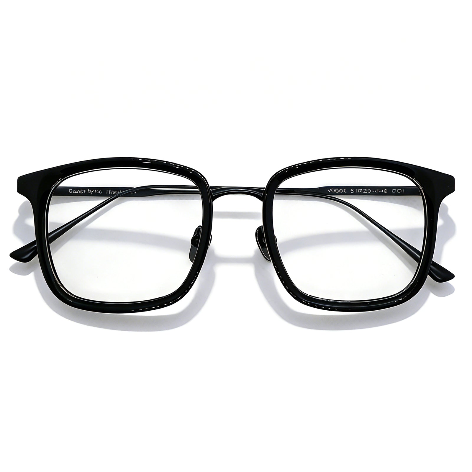 Y2K Black Academia Glasses