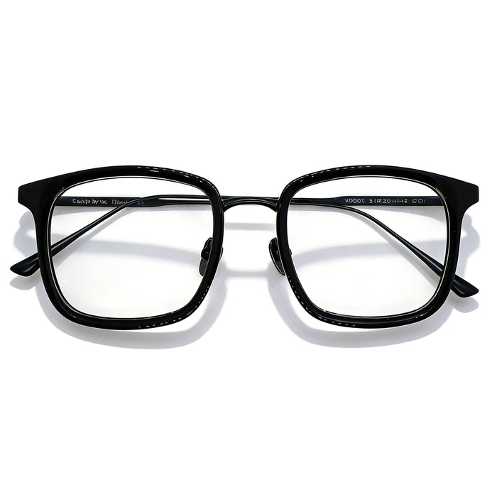 Y2K Black Academia Glasses