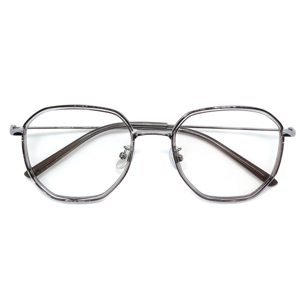 Women's Polygon Anti-Blue Light Eyeglass Frame
