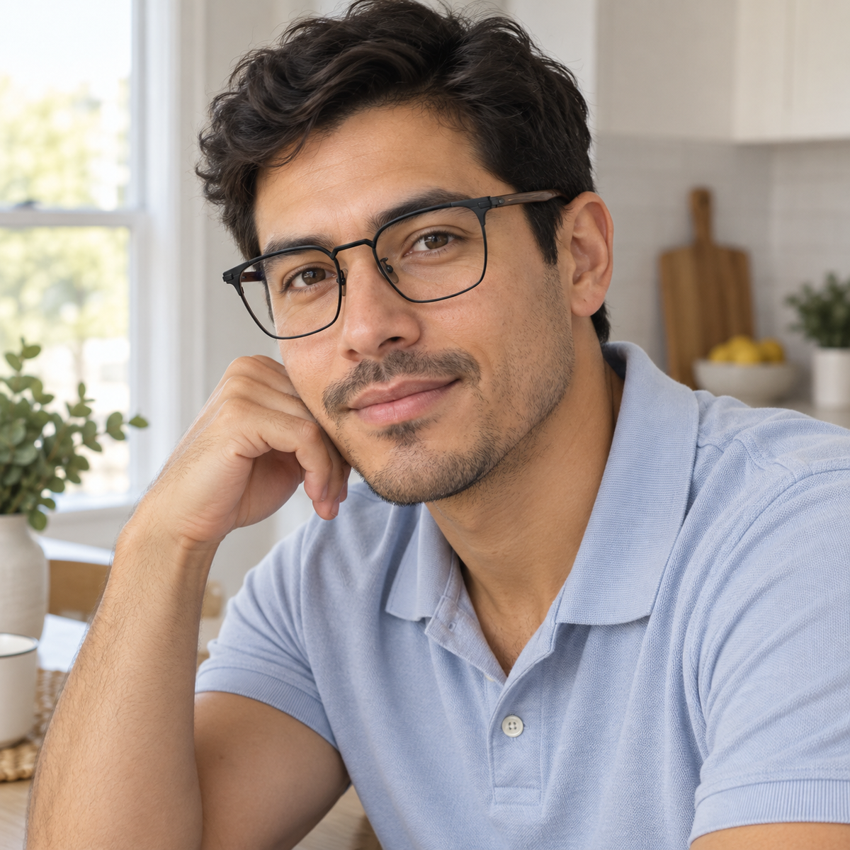Unisex Retro Two Tone Square Full Rim Business Optical Eyeglasses Free Shipping Over $69