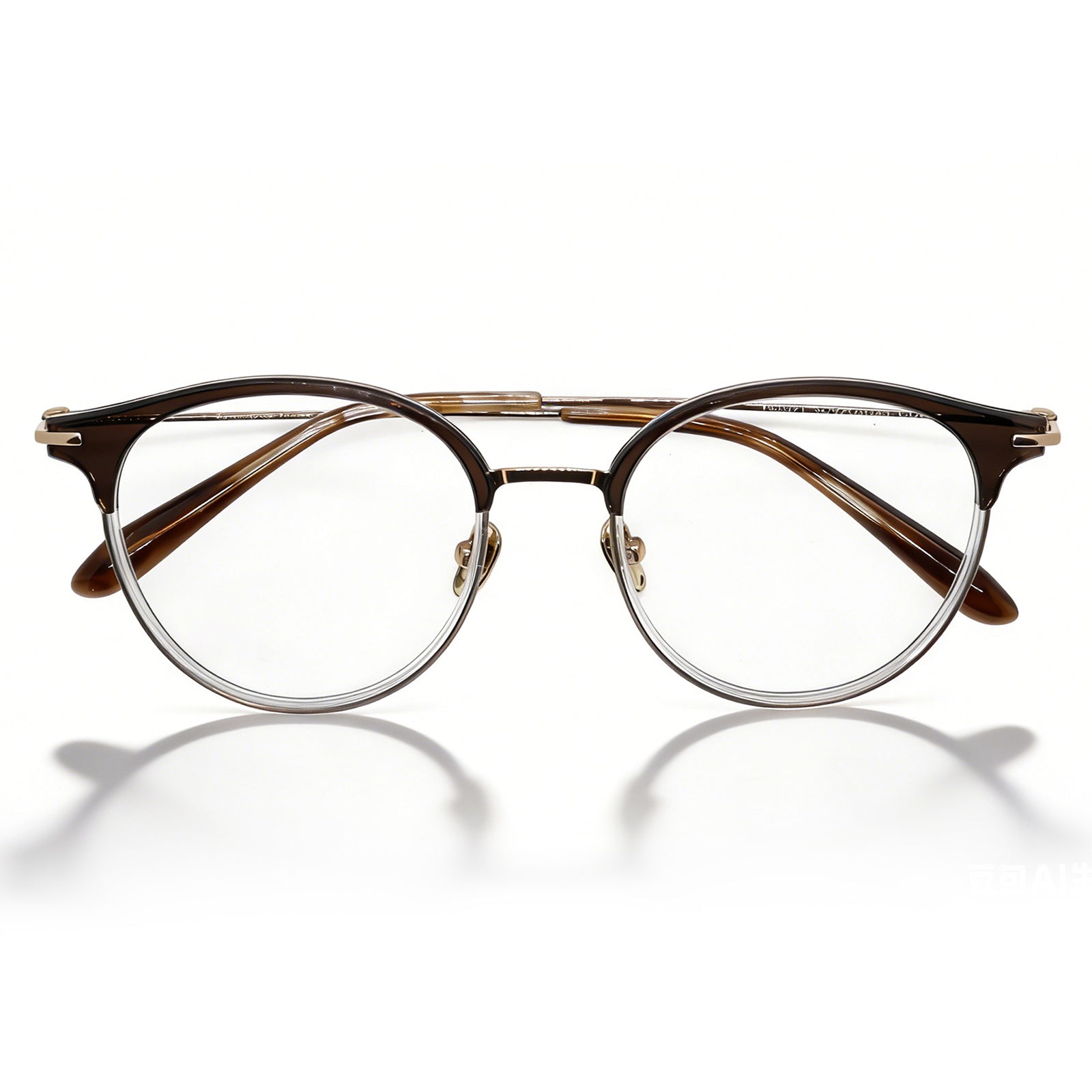 Browline Round Anti Blue Light Glasses
