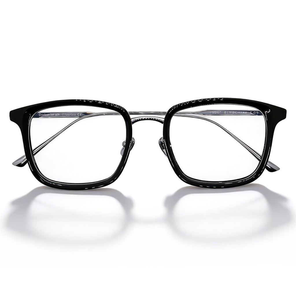 Y2K Black Academia Glasses