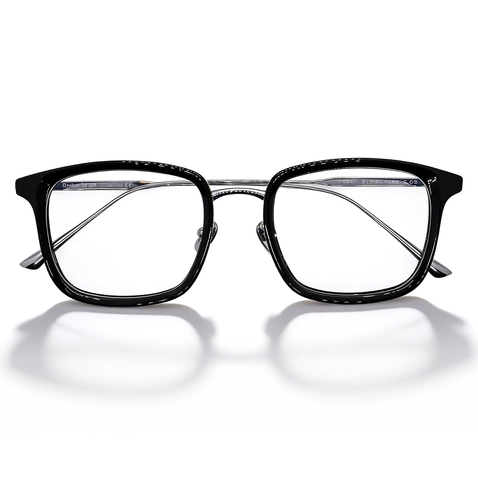 Y2K Black Academia Glasses