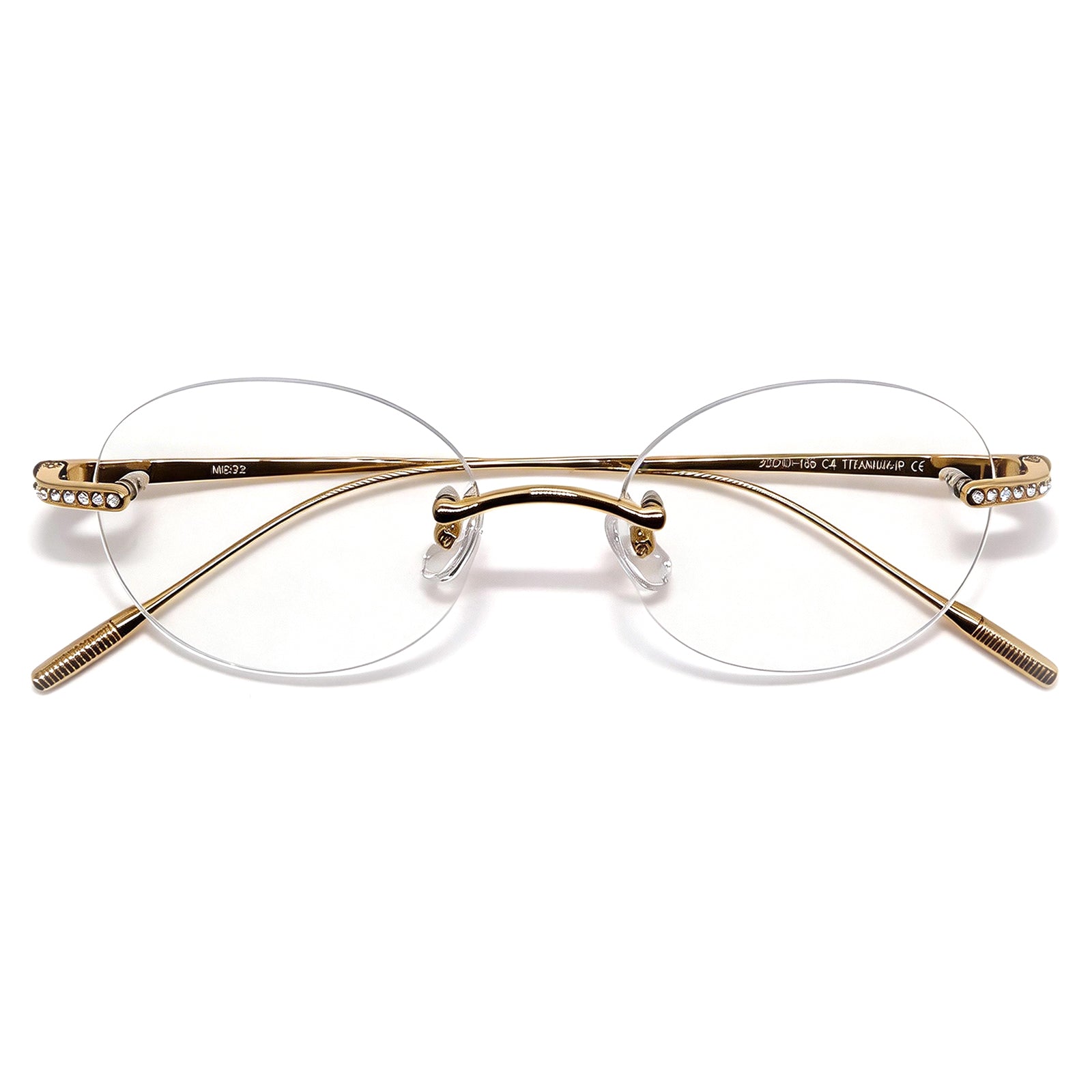 Light luxury and delicate makeup-free glasses